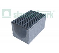 252, Лоток водоотводный BetoMax ЛВ-50.64.56-Б бетонный с решёткой щелевой чугунной ВЧ кл. Е (комплект) 04950, 049.., 5 000 руб., DN500, , DN500